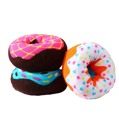 Donut Socken – 3er-Pack