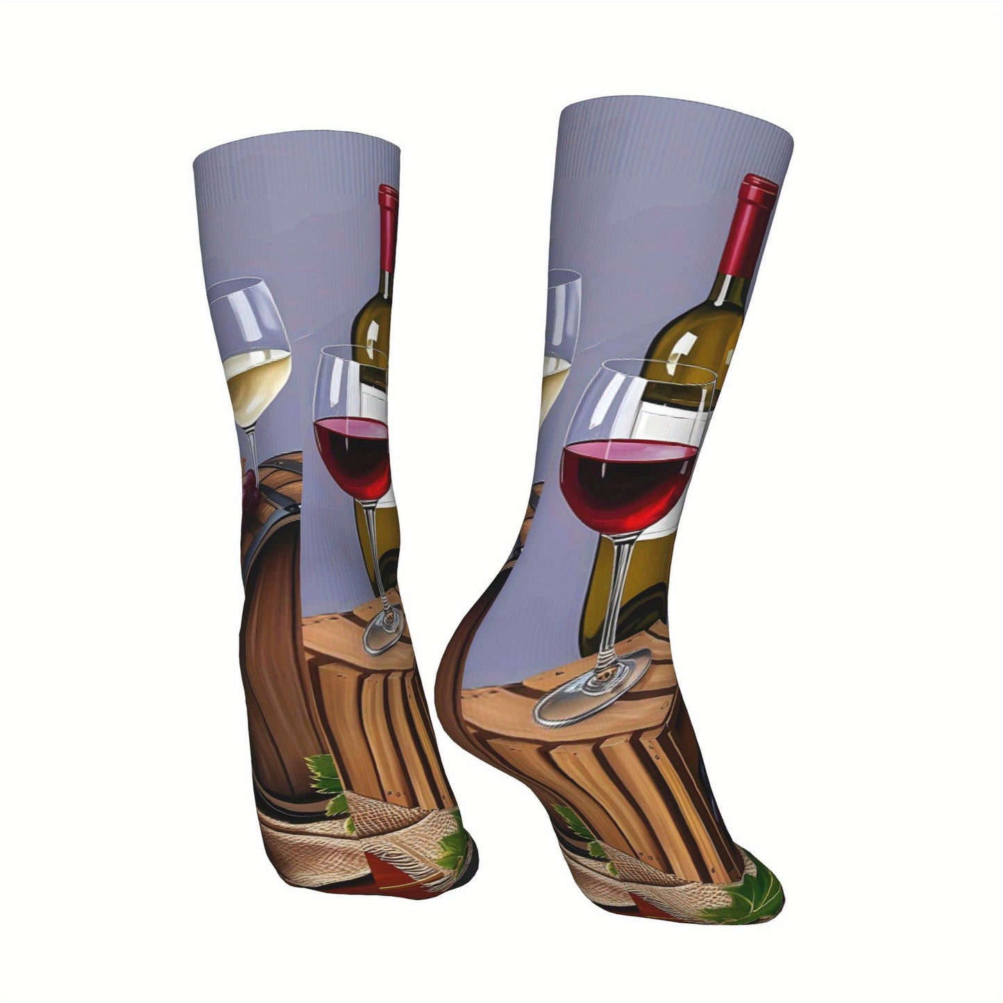 Rotwein - Socken - Trendy Socks4me