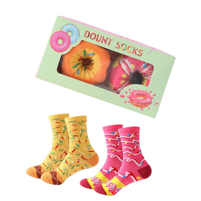 Donut Socken 2er-Pack