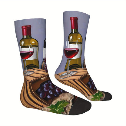 Rotwein - Socken - Trendy Socks4me